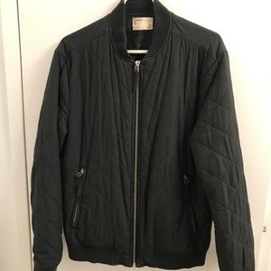Black Bomber Jacket